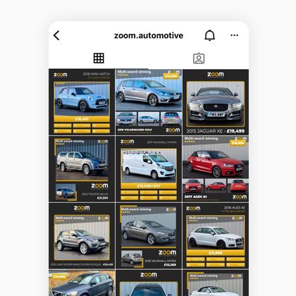 Instagram Portfolio Facebook Automotive