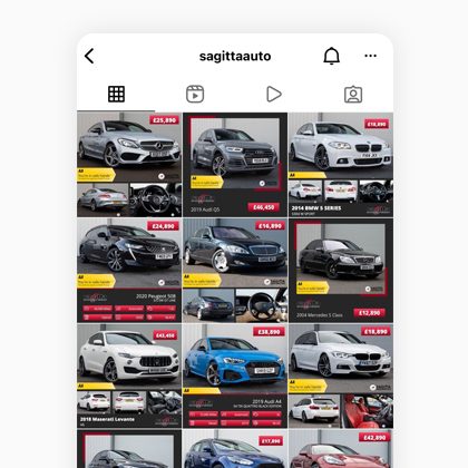 Instagram Portfolio Facebook Automotive