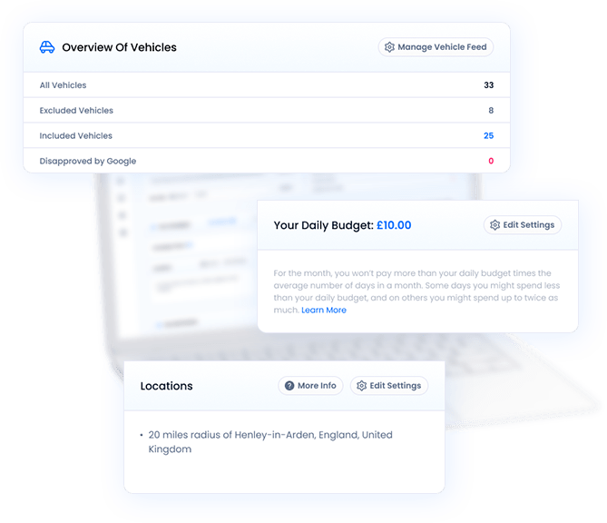Google Vehicle Ads Social Media Software