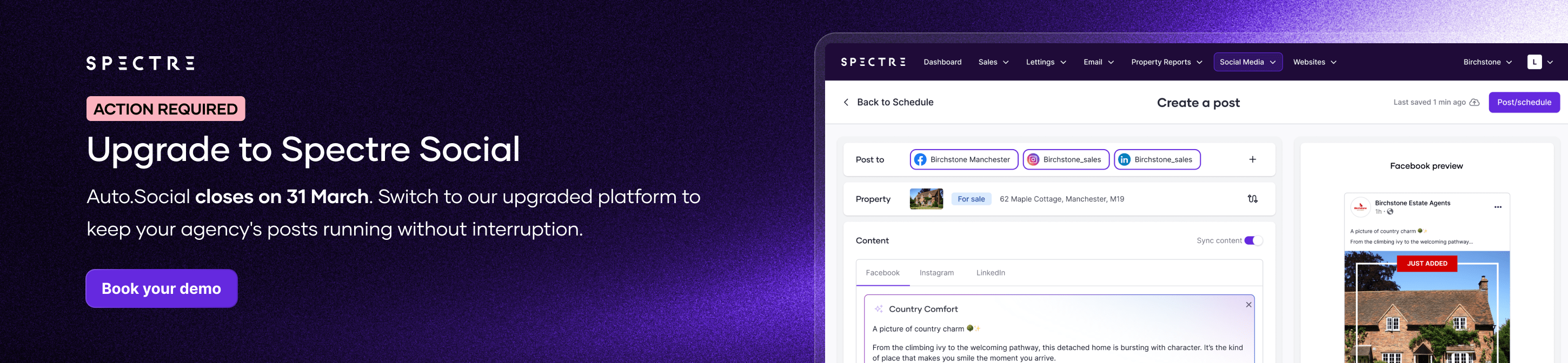 Property Social Media Software